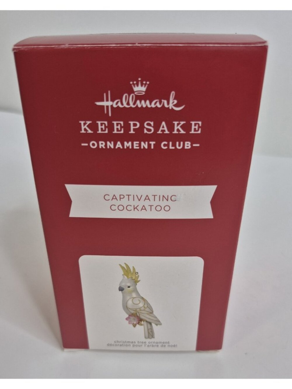 2021 Hallmark Keepsake Ornament Club "Captivating Cockatoo" NEW- 21